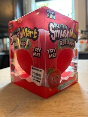 CRAZY FUN | Scented SmushMart Red Jumbo Apple Squishy